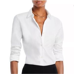 Theory Tenia Luxe Cotton Shirt